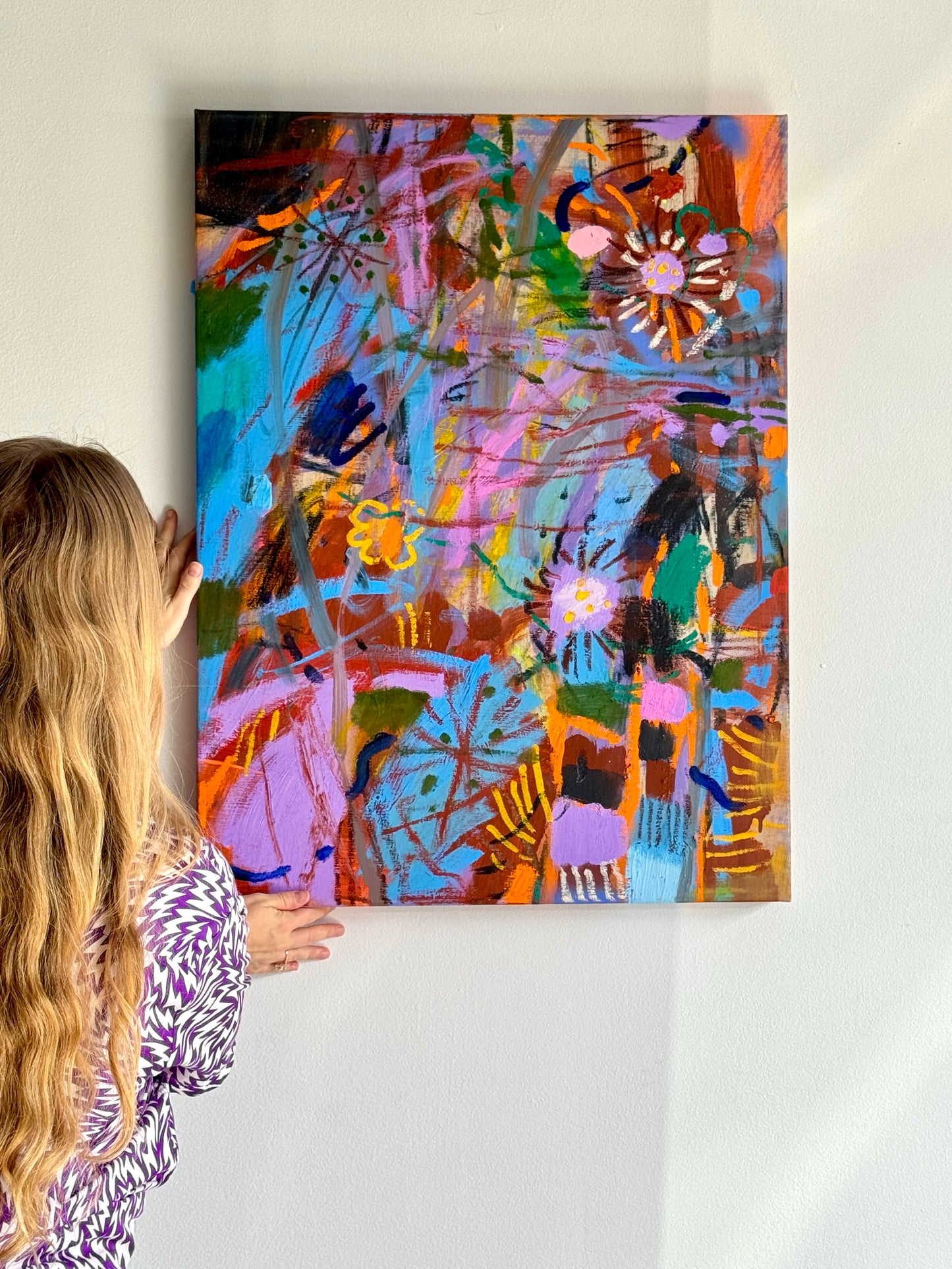 Cosmic Gardens 2 Original Artwork, 2024