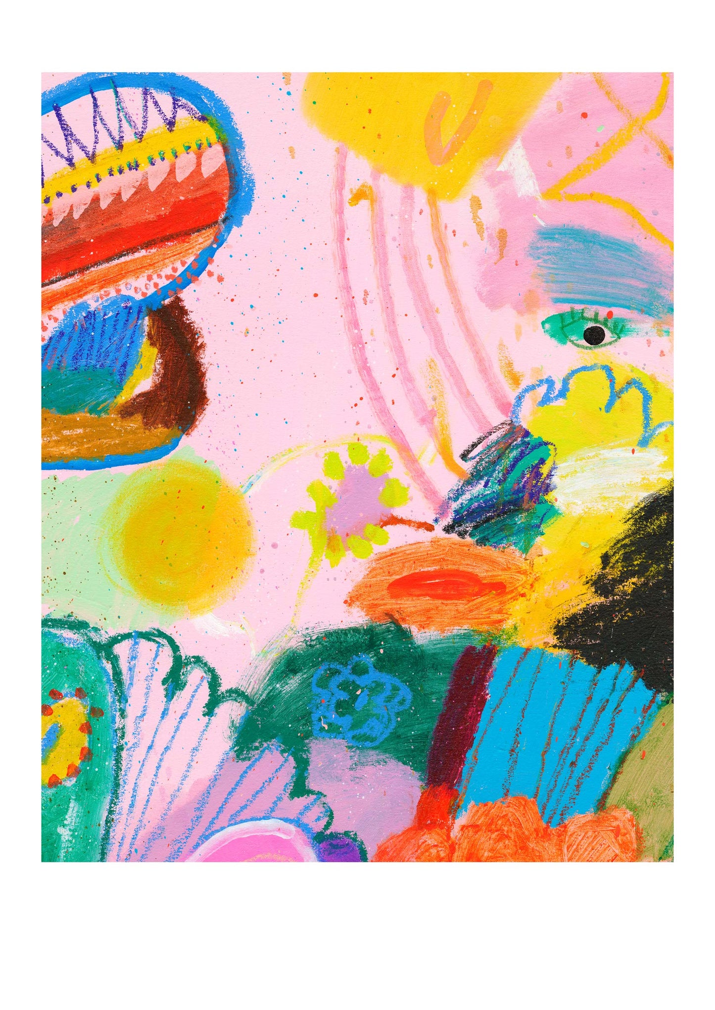 Face Flowers Limited Edition Fine Art Print