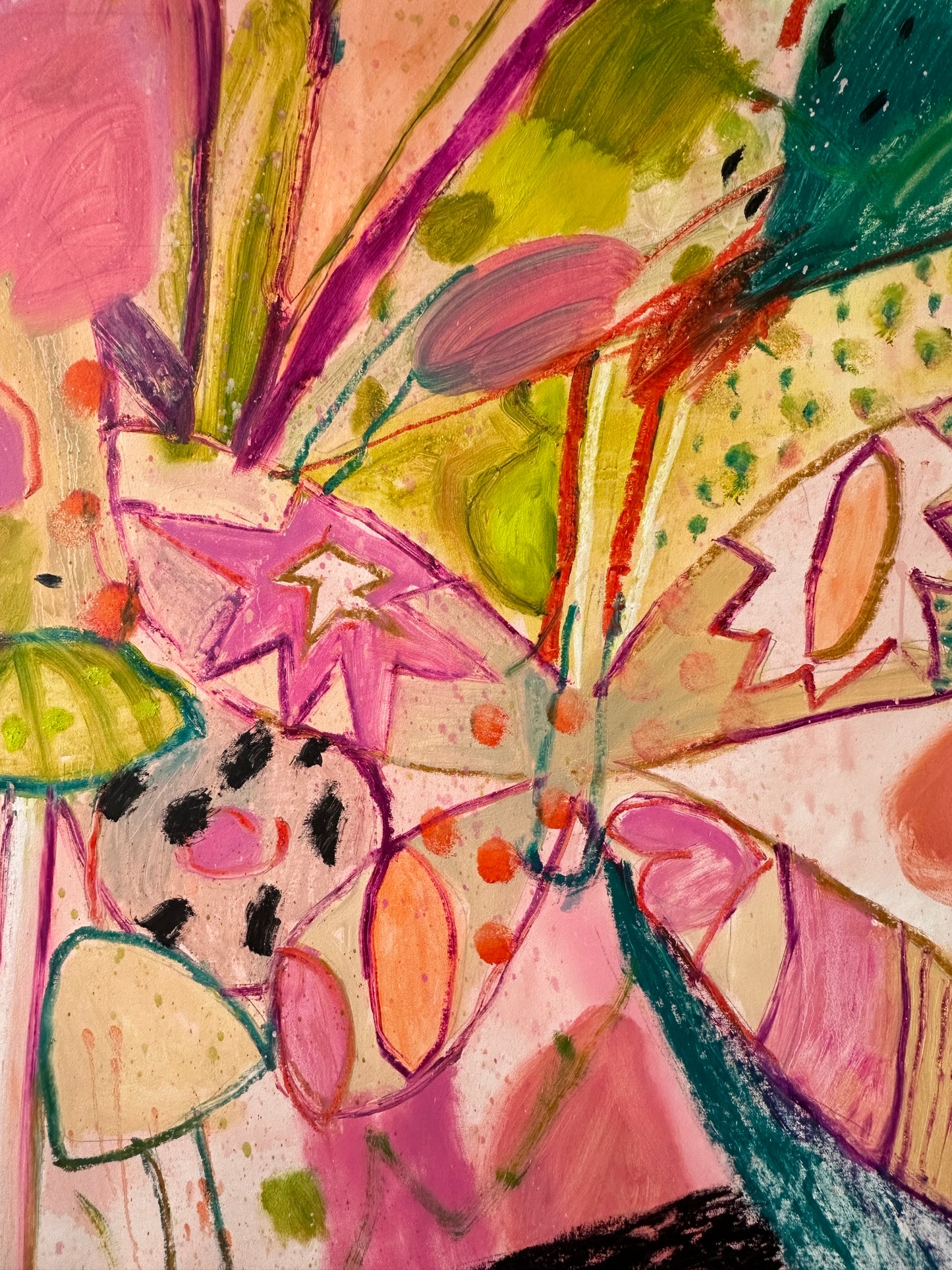 Night Lights Original Artwork, 2025
