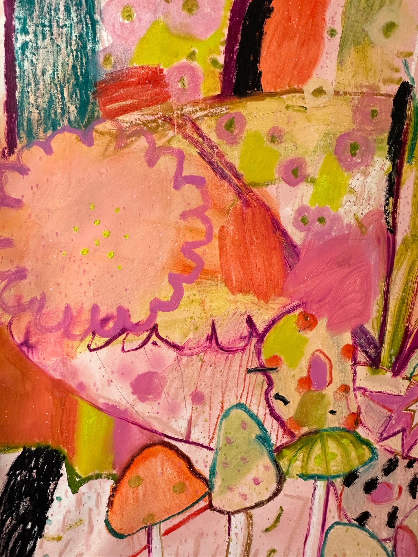 Night Lights Original Artwork, 2025