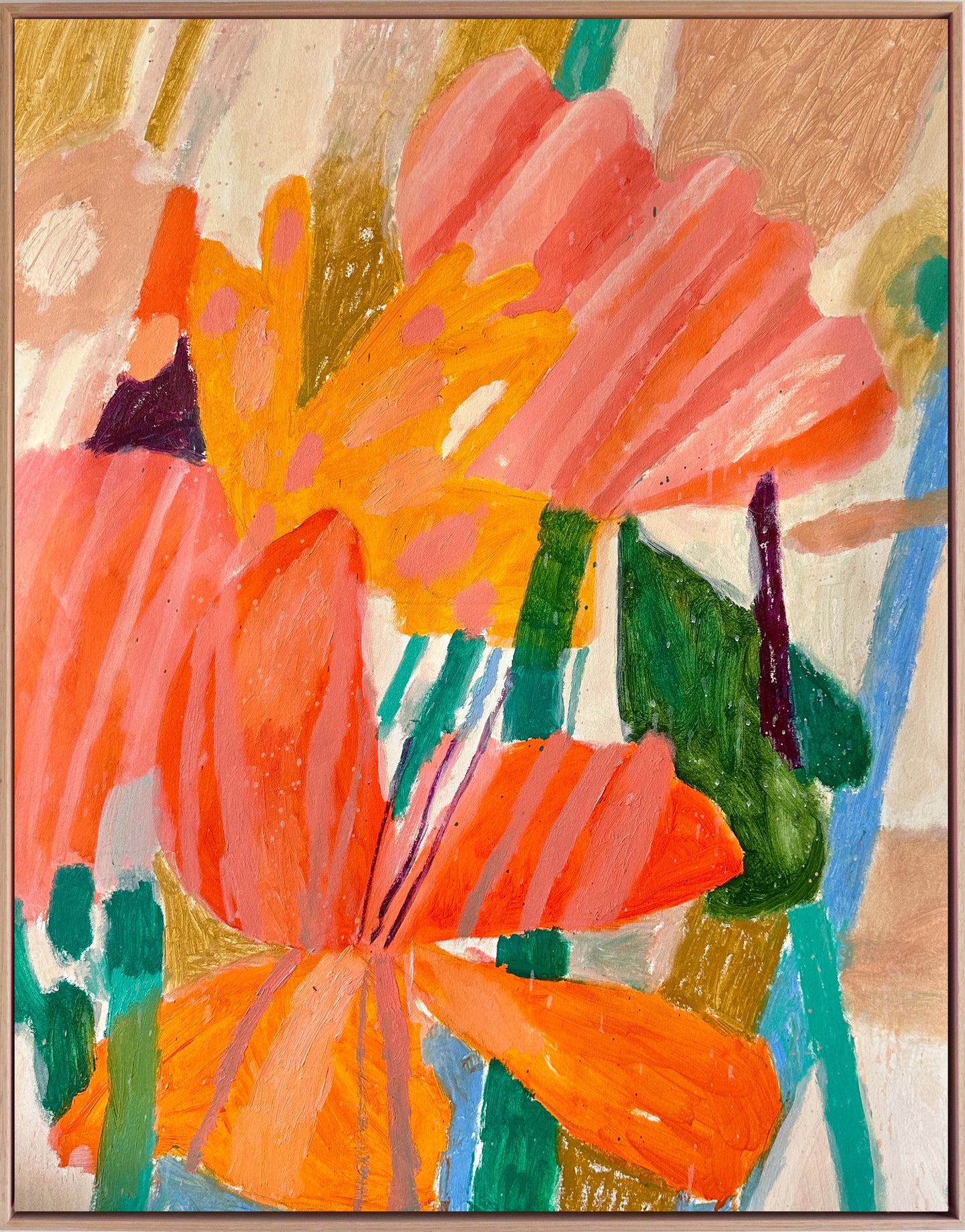 'Paper Flowers' Original Artwork, 2024