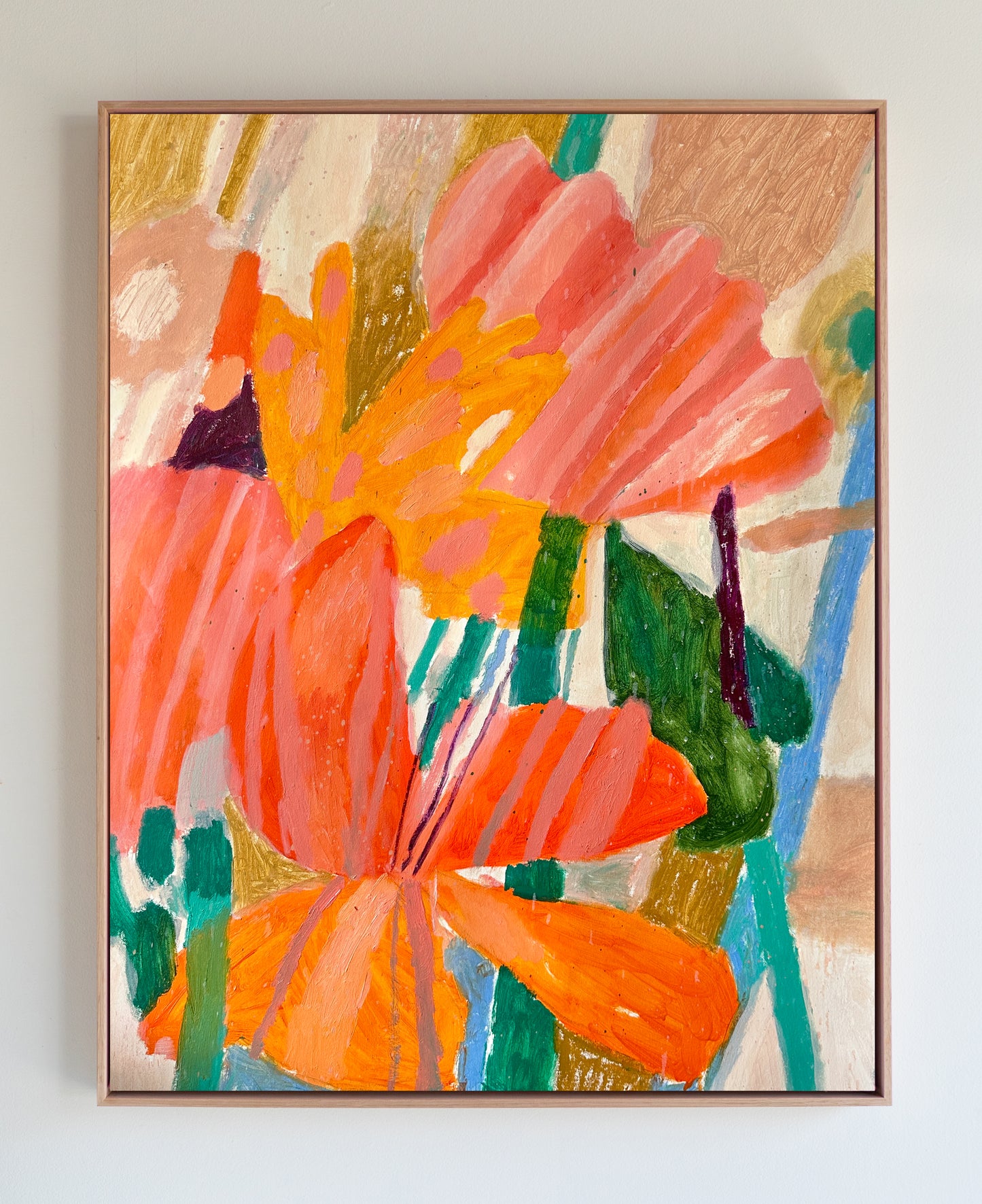'Paper Flowers' Original Artwork, 2024
