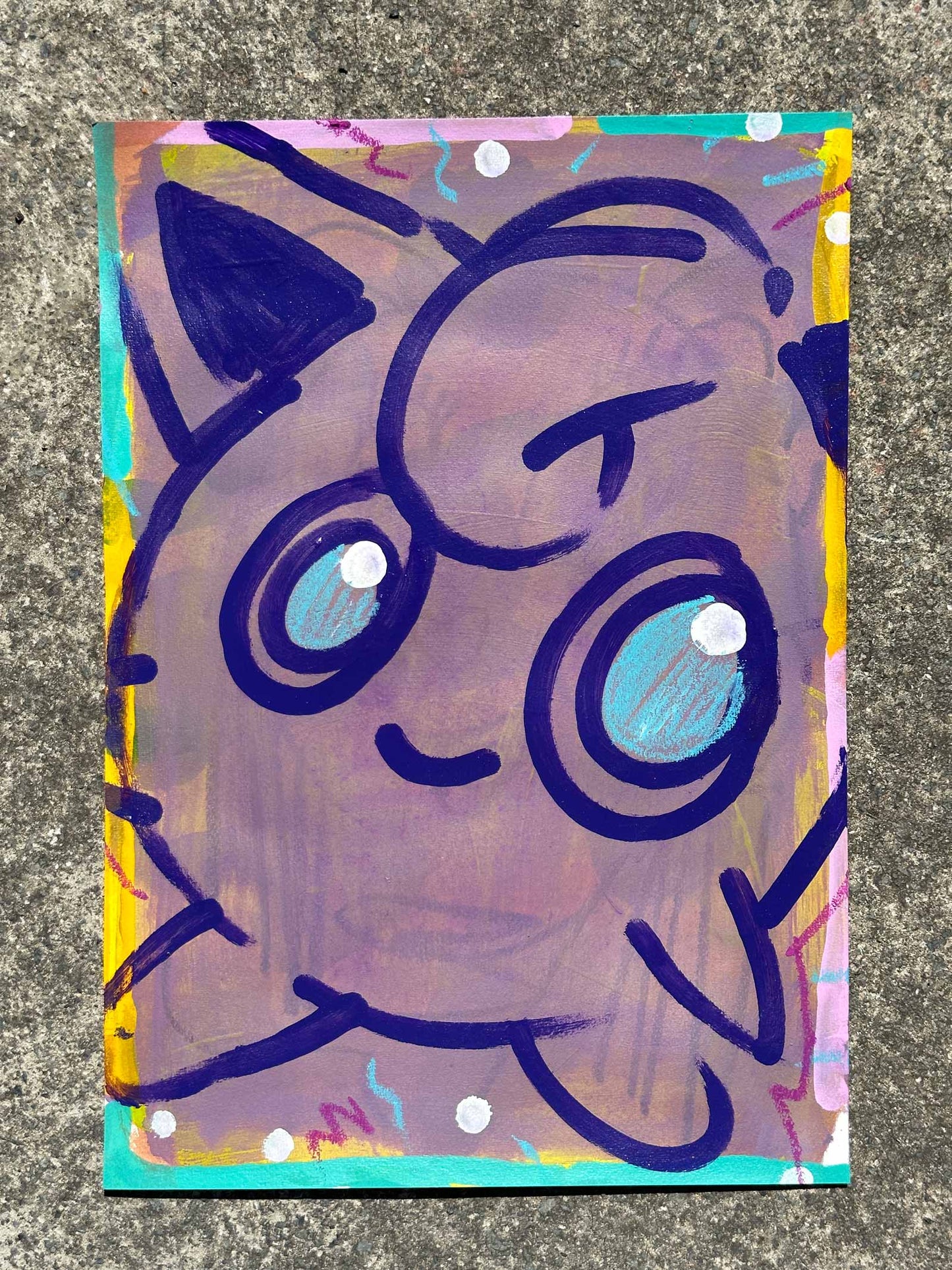Pink + Blue – Original Artwork