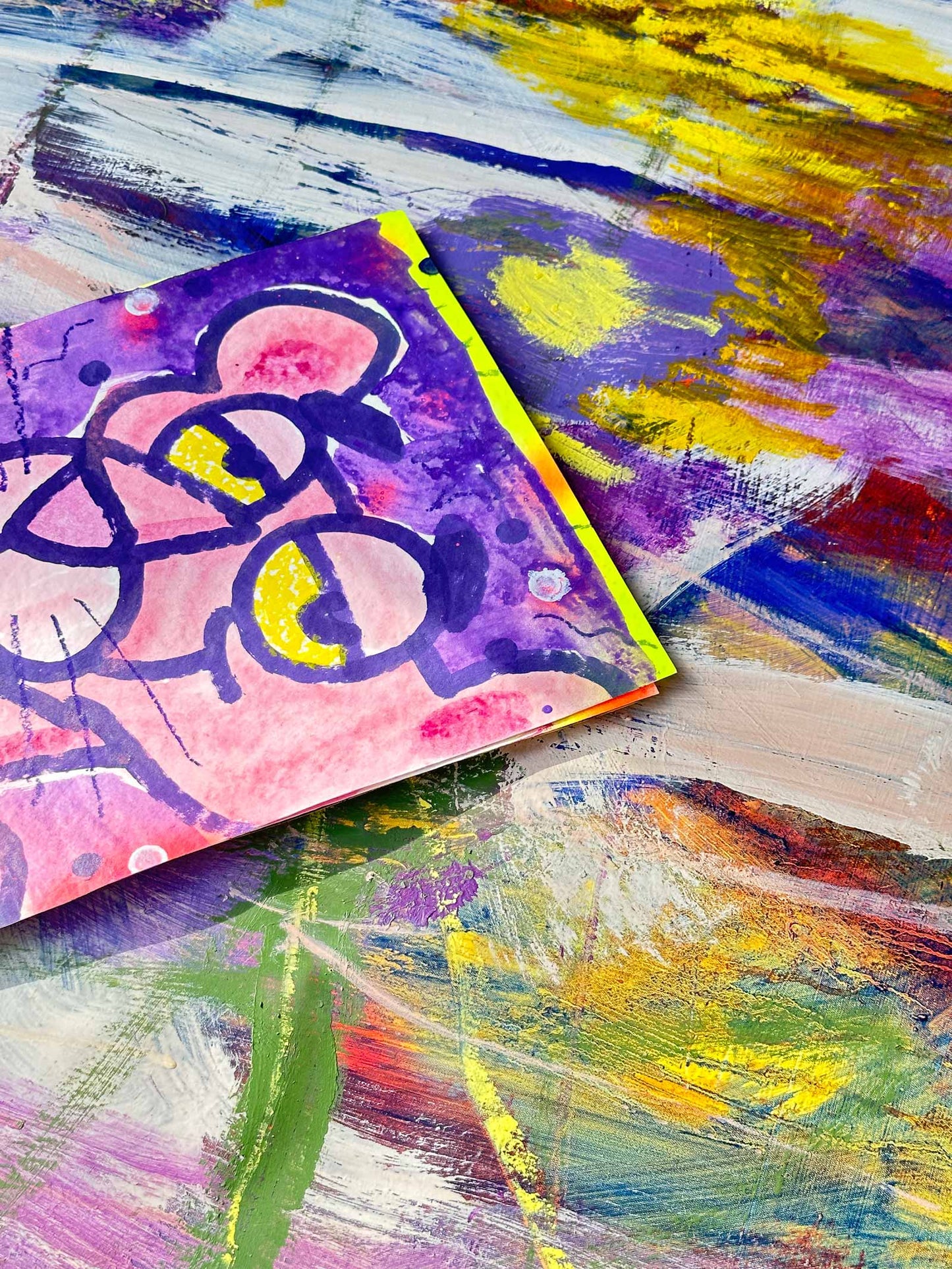 Pink + Purple – Original Artwork