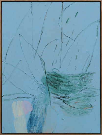 'Blue Puddles' Original Artwork, 2023