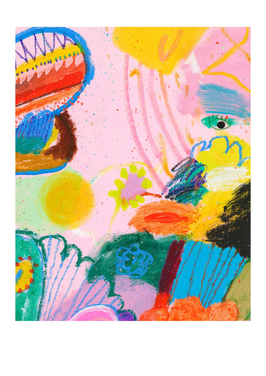Face Flowers Limited Edition Fine Art Print