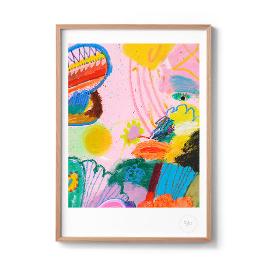 Face Flowers Limited Edition Fine Art Print