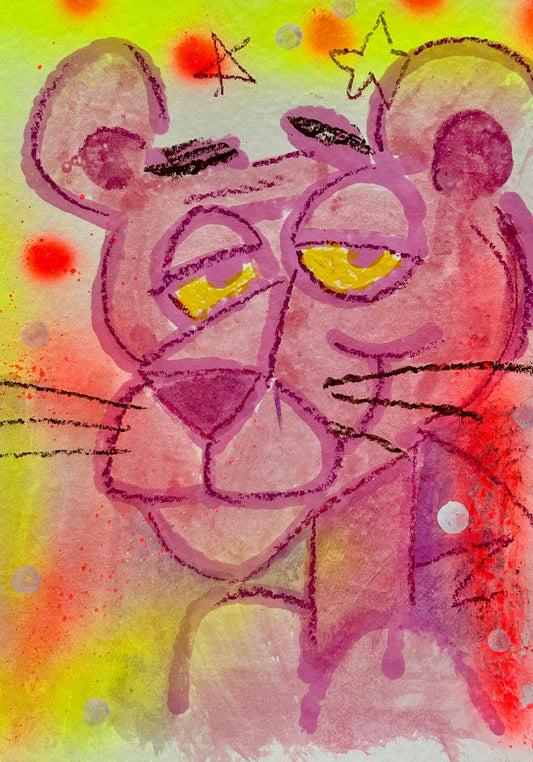 Pink + Yellow – Original Artwork