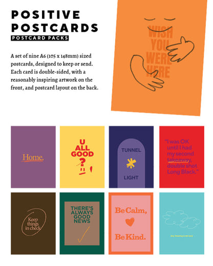 Positive Postcard pack
