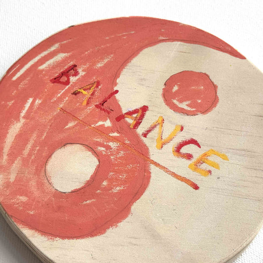 Balance (Peach) Wall Hanging, 2025